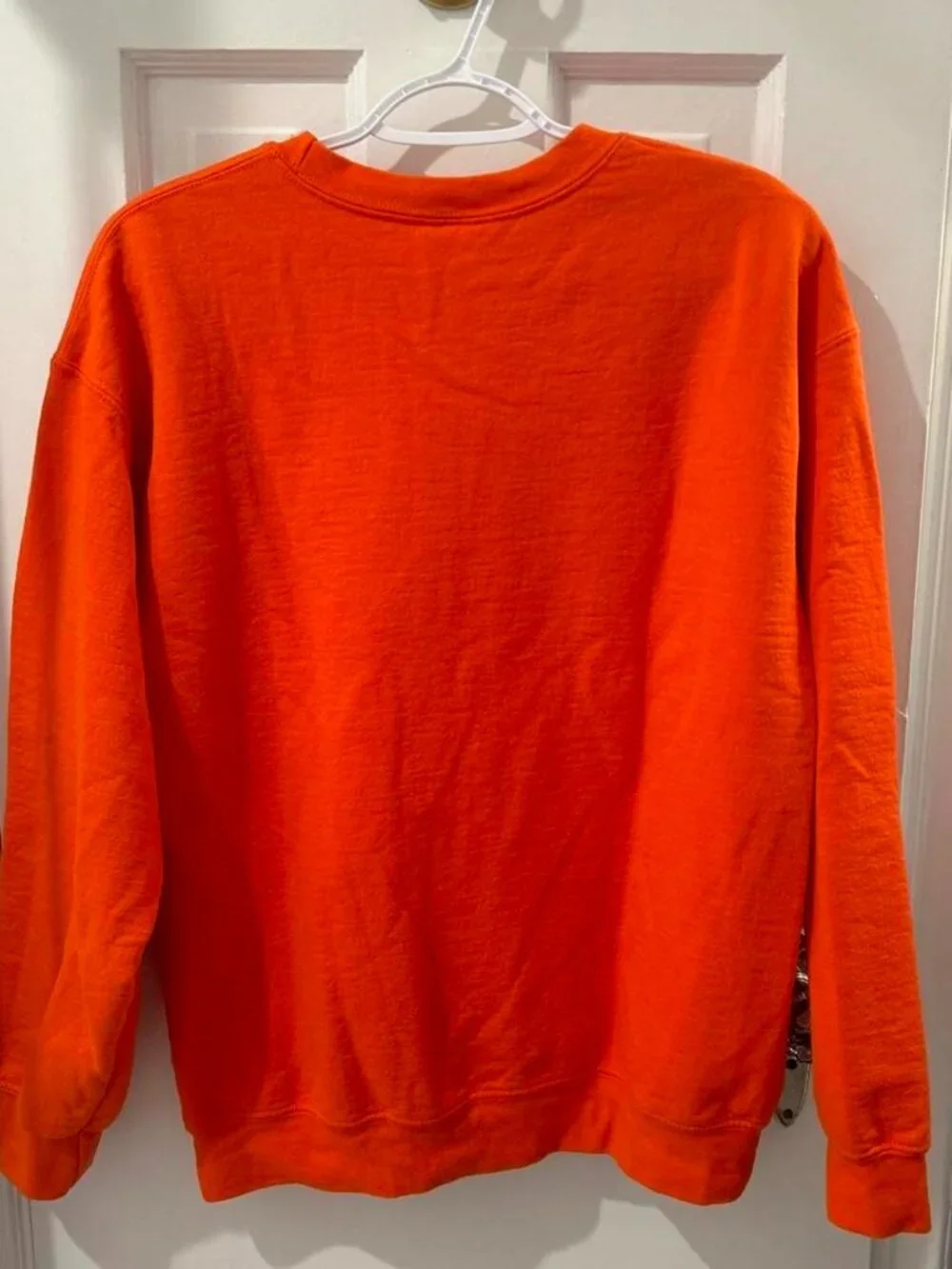 Mens' Orange Clemson Crewneck
